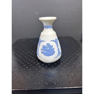 1035. Rare Reverse Wedgwood Bud Vase